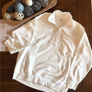 NWT Dynamic Fleece Oversized 1/2-Zip Tunic